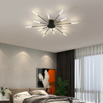 Modern Fan-Shaped Acrylic Ceiling Lamp