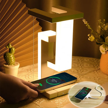 Anti-Gravity LED Wireless Charging Lamp