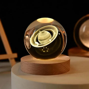 3D Crystal Ball Astronomy Night Light
