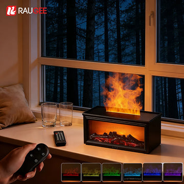 Mini Fireplace Flame Aroma Diffuser